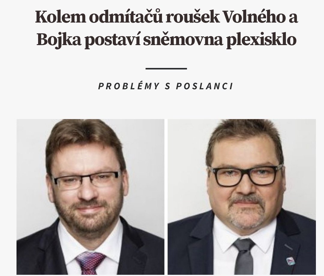 Volný a Bojko, ven z Poslanecké sněmovny!