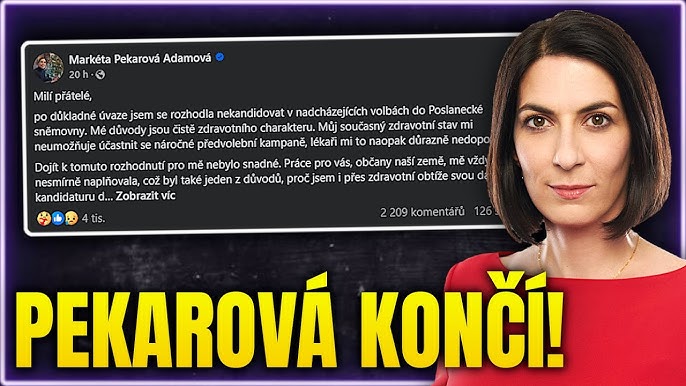 Pekarová, další faux pas!