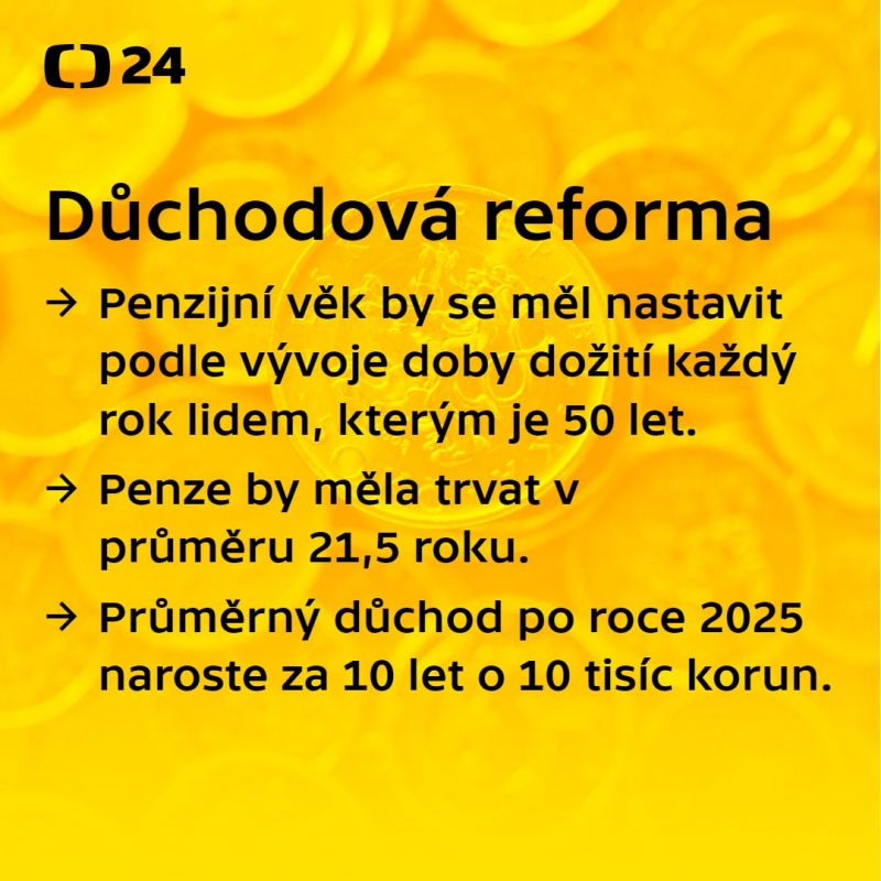 Show důchodové reformy, no nevím!