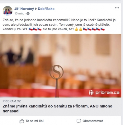 Útoky na Okamurovu SPD mohou mít "Babiš efekt"