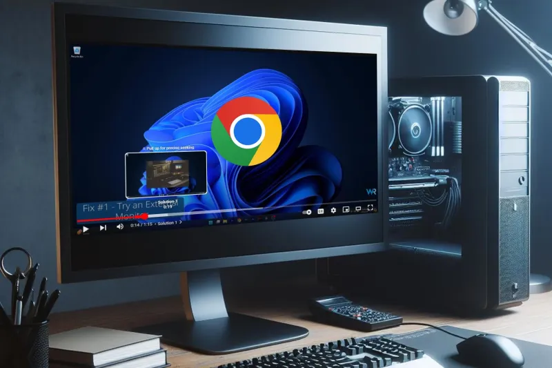 Chrome a video